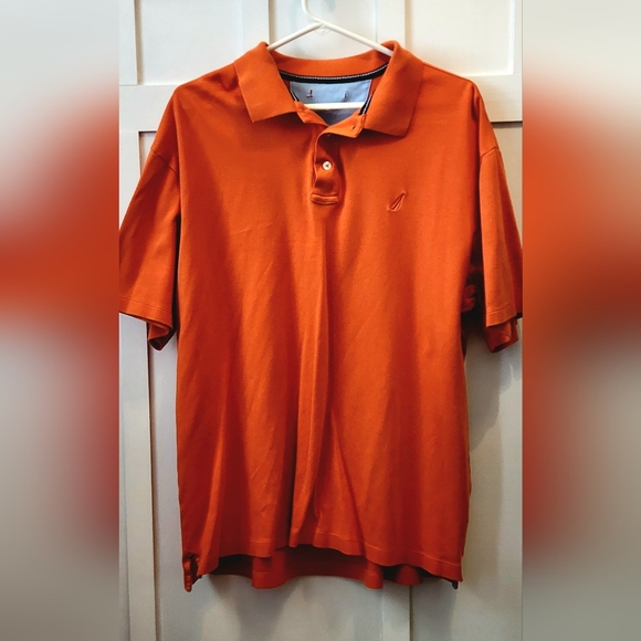 Men's Orange Polo Shirt - Picture 1 of 2